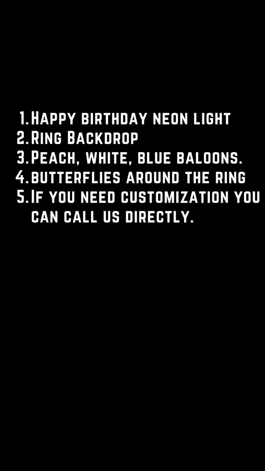 Birthday decor - tentwala