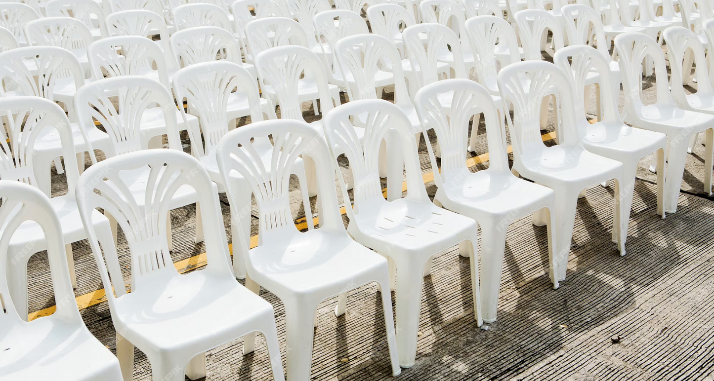 plastic chair rent