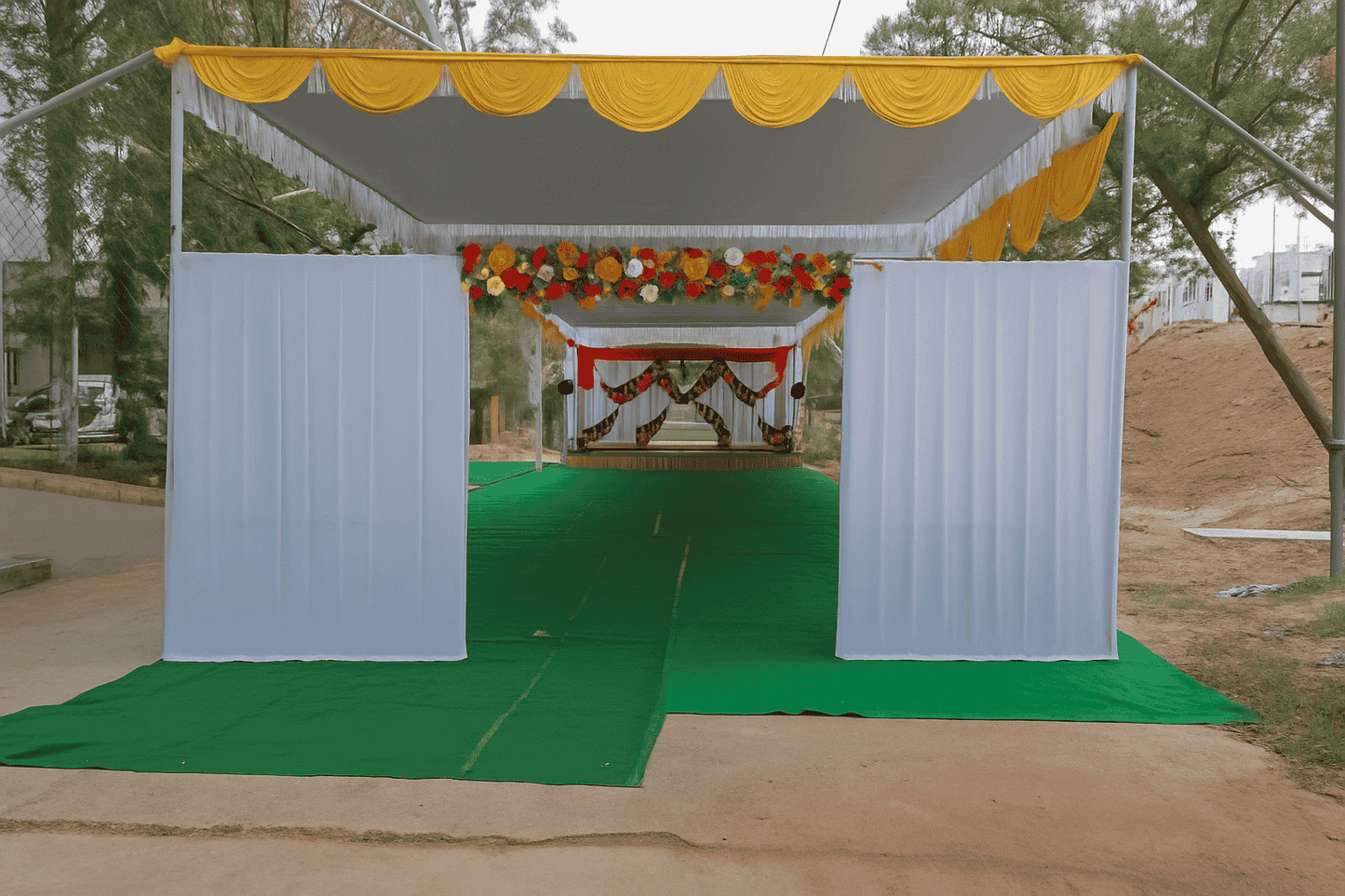 White Tent for Rent - Tent Wala
