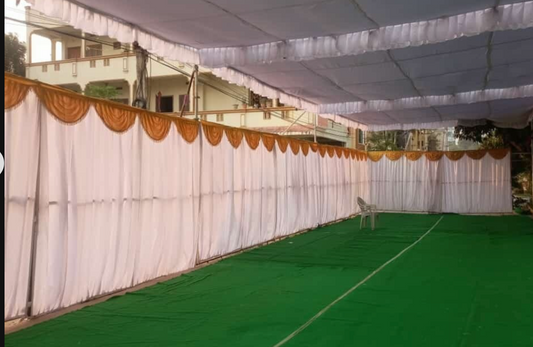 Wall panelling cover for tents