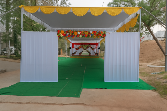 White tent for rent in hyderabad