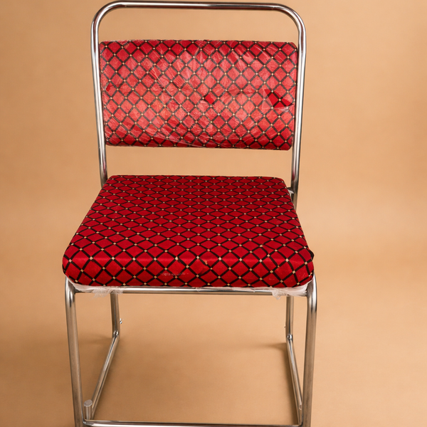 Banquet Chairs with Cloth and Ribbon.